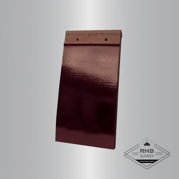 Керамическая черепица Koramic, Plain Tile Smooth, Wine Red Glazed в Краснодаре